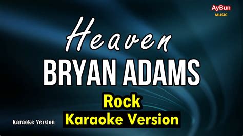 bryan adams heaven karaoke
